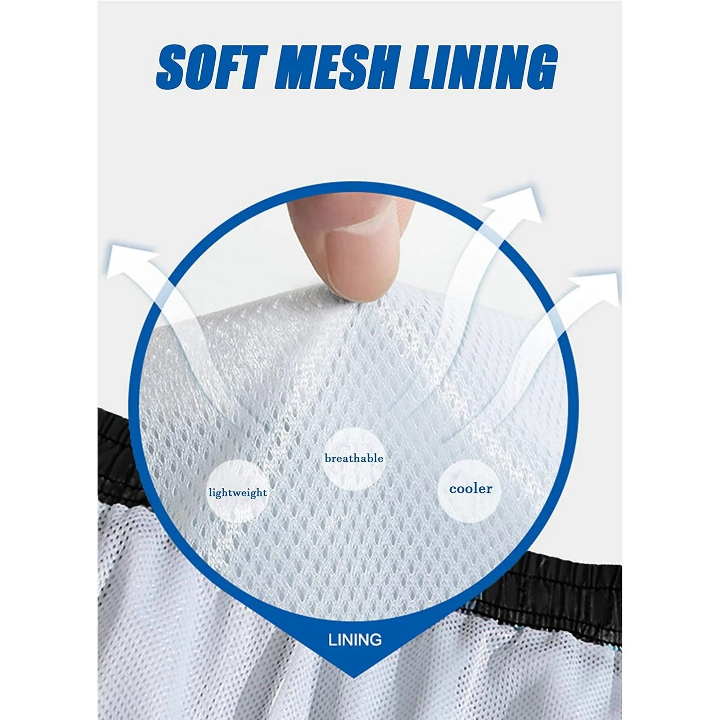 SOMER Men's Swim Trunks Long Bathing Suits with Mesh Lining and Pockets Quick Dry Beach Board Shorts