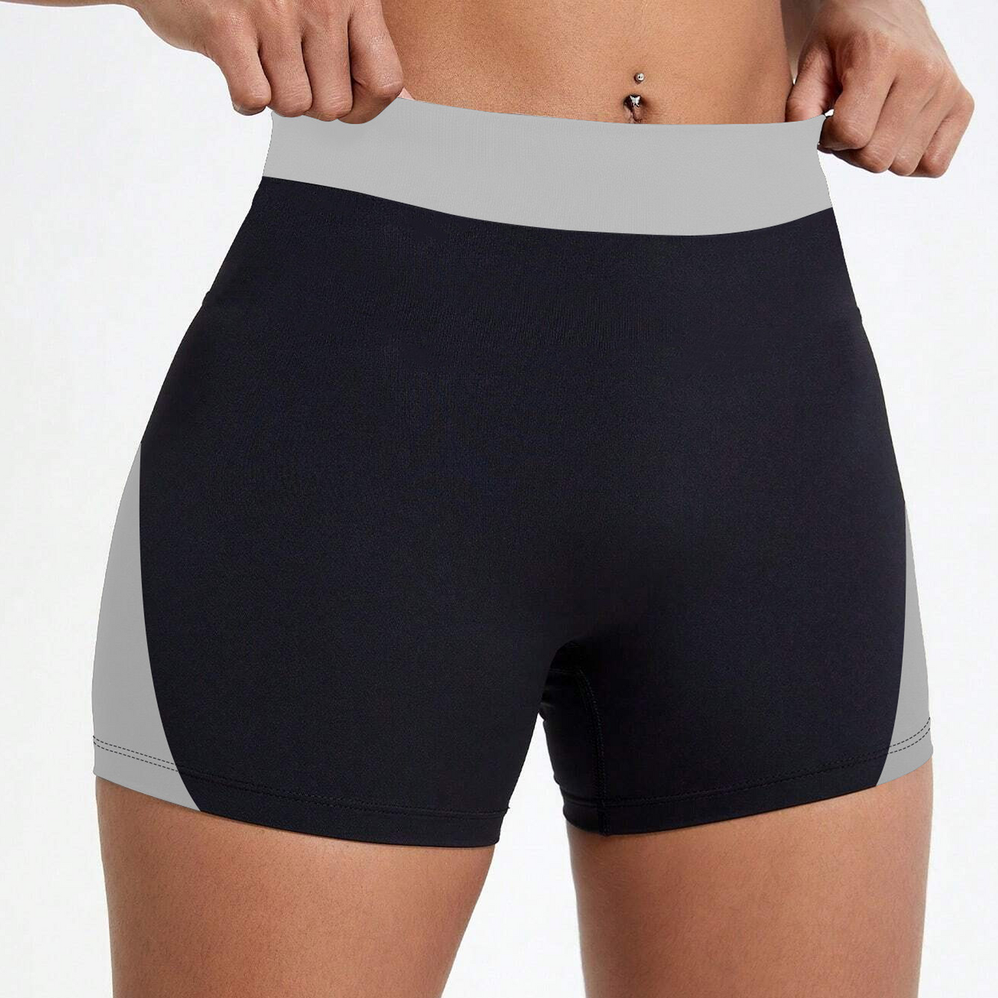 SOMER Biker Womens Gym Shorts Lightweight Slim Fit Tummy Workout Shorts for Yoga Dance Running