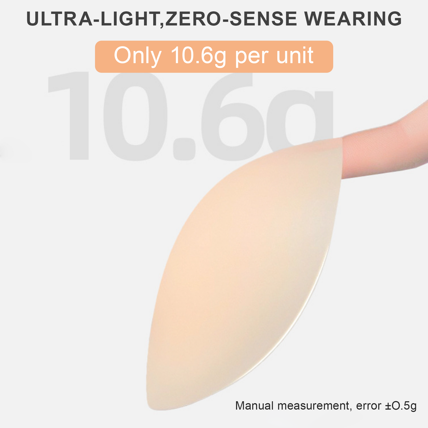 SOMER 3 Pairs Sticky Bra Comfort Silicone Nipple Covers, Reusable Strapless Bras Breast Stickers, Triangular Adhesive Invisible Lift Up Bras with Nipple Pasties