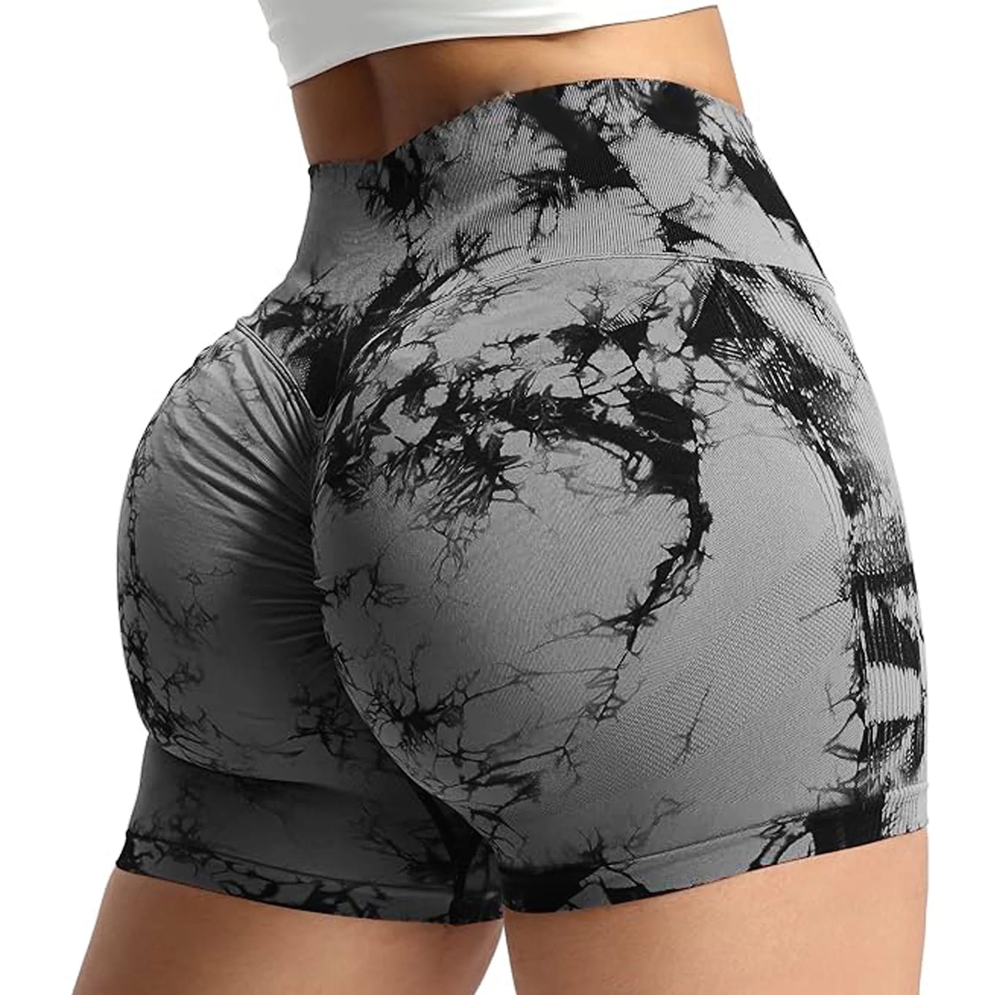 SOMER Women Gym Shorts Workout Biker Shorts Yoga Booty Shorts Scrunch Butt Lifting Seamless Shorts