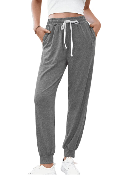 SOMER Women's Workout Sweatpants Cotton Jogger Lounge Pants with Pockets Light Weight Loose Comfy Casual Pajama Pants
