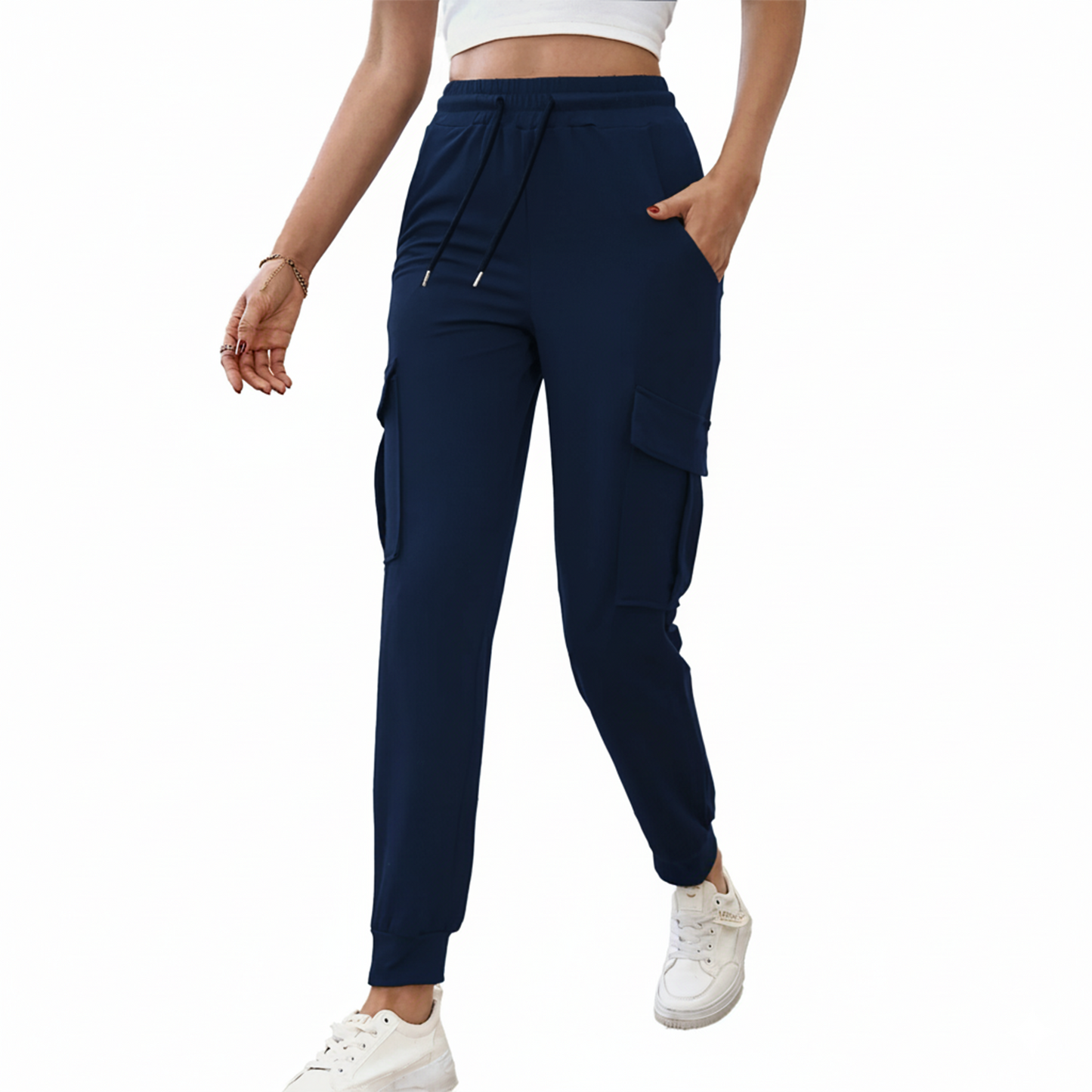SOMER Sweatpants Women Cargo Joggers Hiking Pants Comfy Lounge Lightweight Drawstring Workout Pants with Pockets