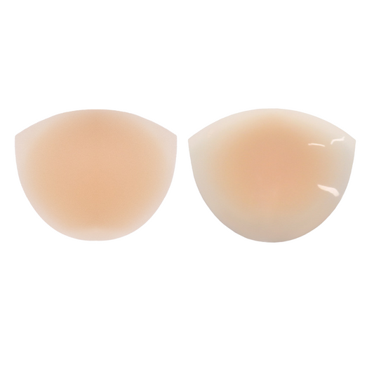 SOMER 3 Pairs Sticky Bra, Silicone Nipple Covers for Women, Reusable Skin Tone Adhesive Breast Stickers, Triangular Shape, One Size Fits All
