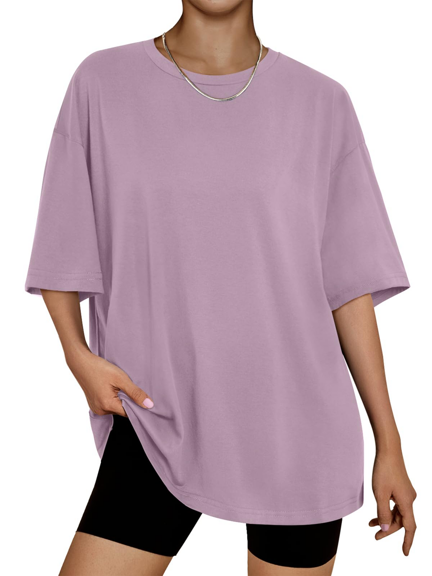 SOMER Womens Oversized Summer T Shirts Fashion Workout Plus Size Tops Short Sleeve Beach Vacation Gym Clothes 2025