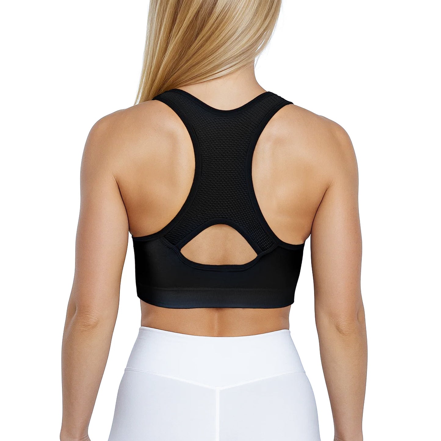 SOMER Sports Bras for Women with Pads, Racerback Sports Bras for Women High-Support Sports Bra for Yoga, Running Workout Fitness