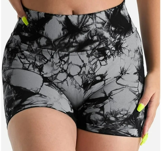 SOMER Women Gym Shorts Workout Biker Shorts Yoga Booty Shorts Scrunch Butt Lifting Seamless Shorts