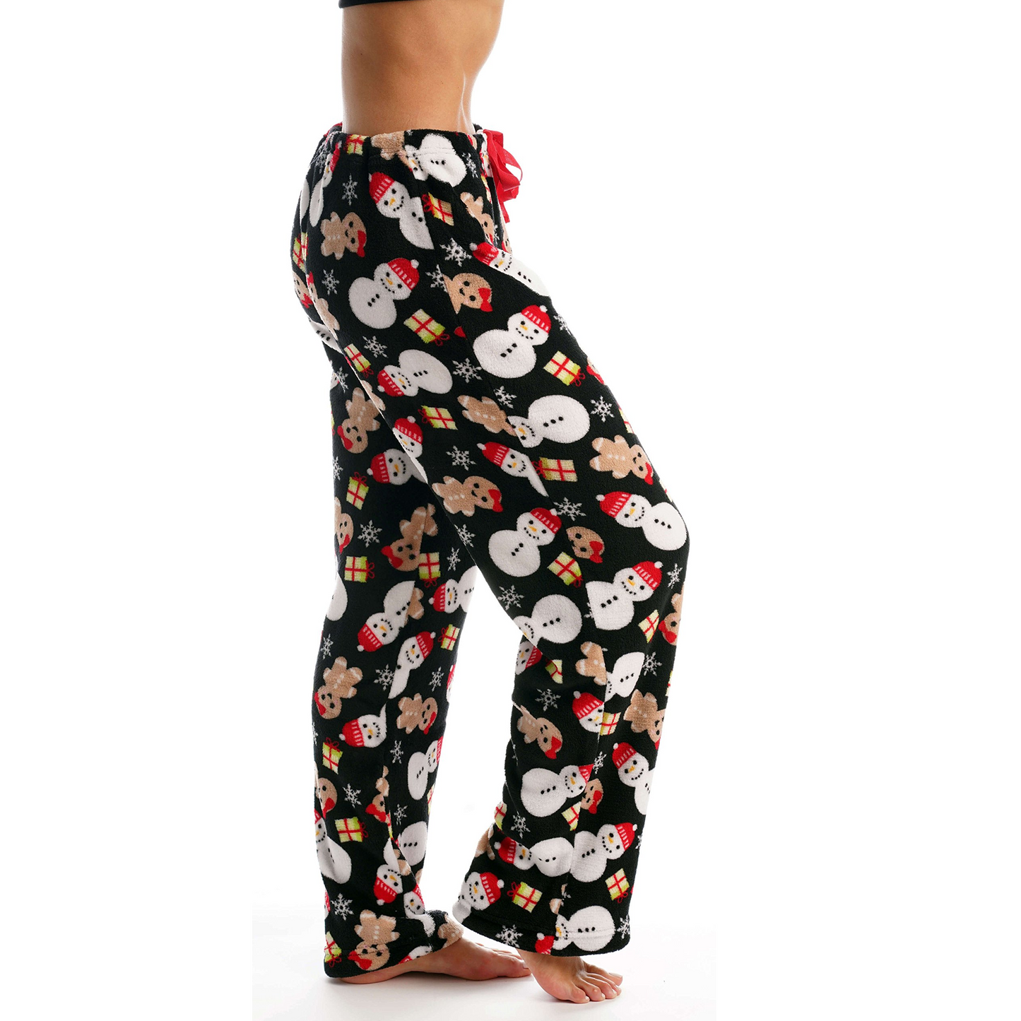 SOMER Pajama Pants Women Lounge Pants Womens Joggers Comfy Christmas Snowman Pattern Sleepwear Cute with Drawstring 2025 Fall