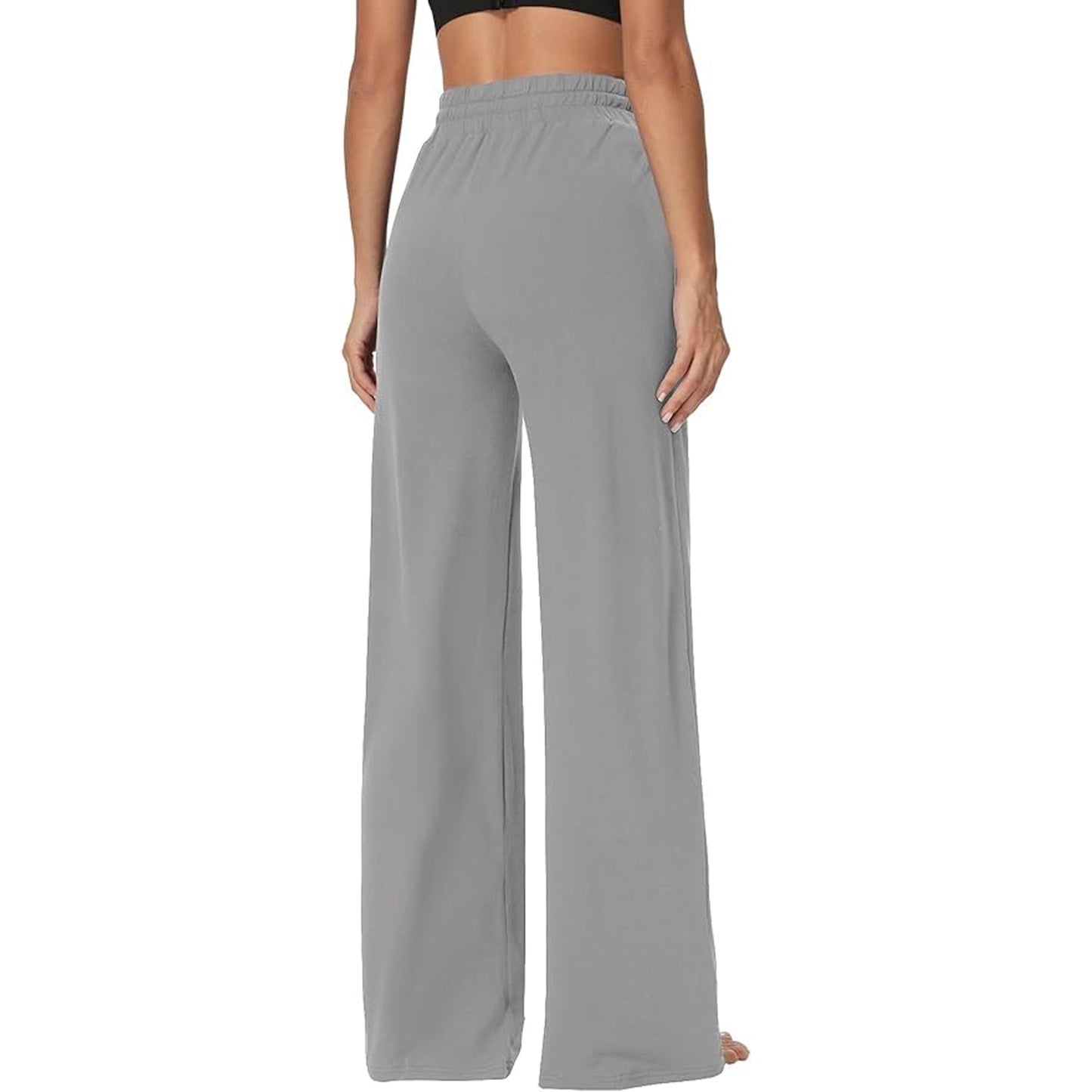 SOMER Womens Yoga Sweatpants Wide Leg Lounge Pajamas Pants Drawstring Workout Comfy Joggers Pants with Pockets