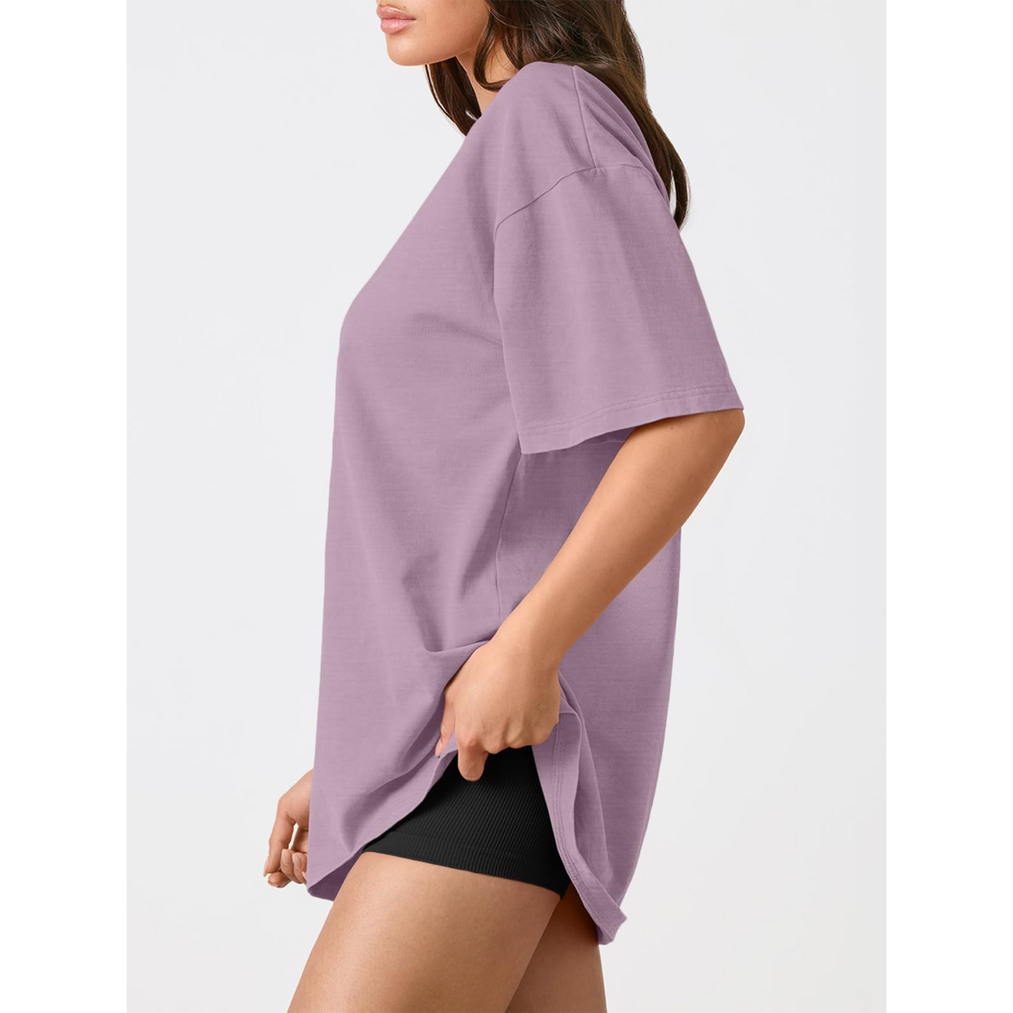 SOMER Womens Oversized Summer T Shirts Fashion Workout Plus Size Tops Short Sleeve Beach Vacation Gym Clothes 2025