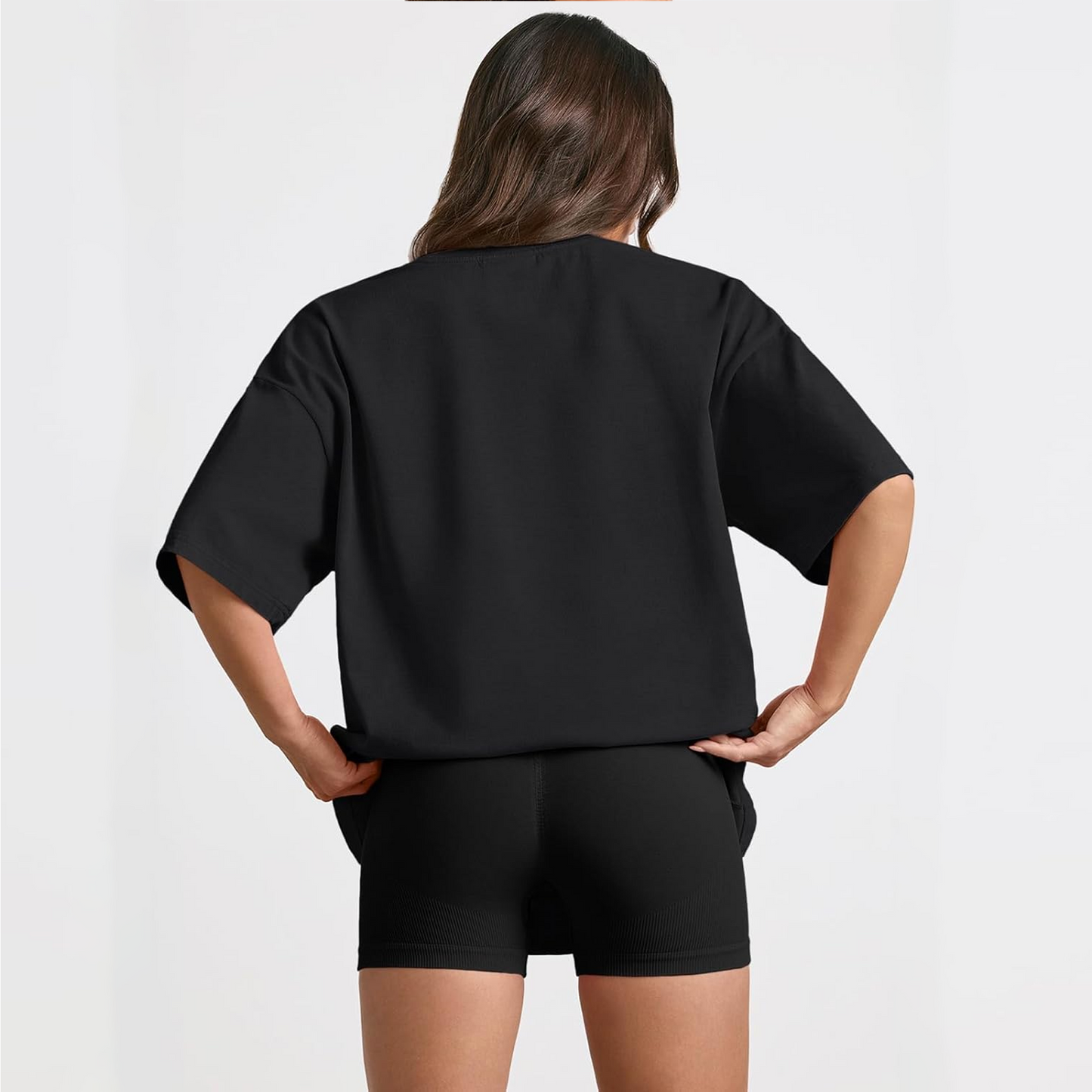 SOMER Womens Oversized Summer T Shirts Fashion Workout Plus Size Tops Short Sleeve Beach Vacation Gym Clothes 2025