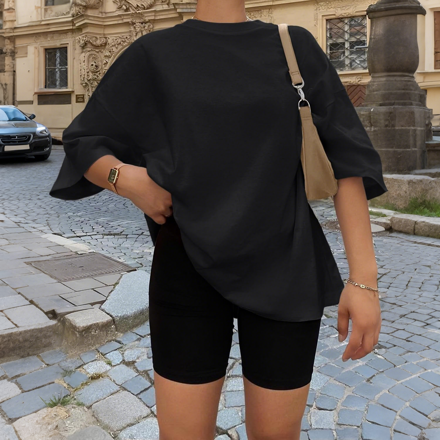 SOMER Womens Oversized Summer T Shirts Fashion Workout Plus Size Tops Short Sleeve Beach Vacation Gym Clothes 2025