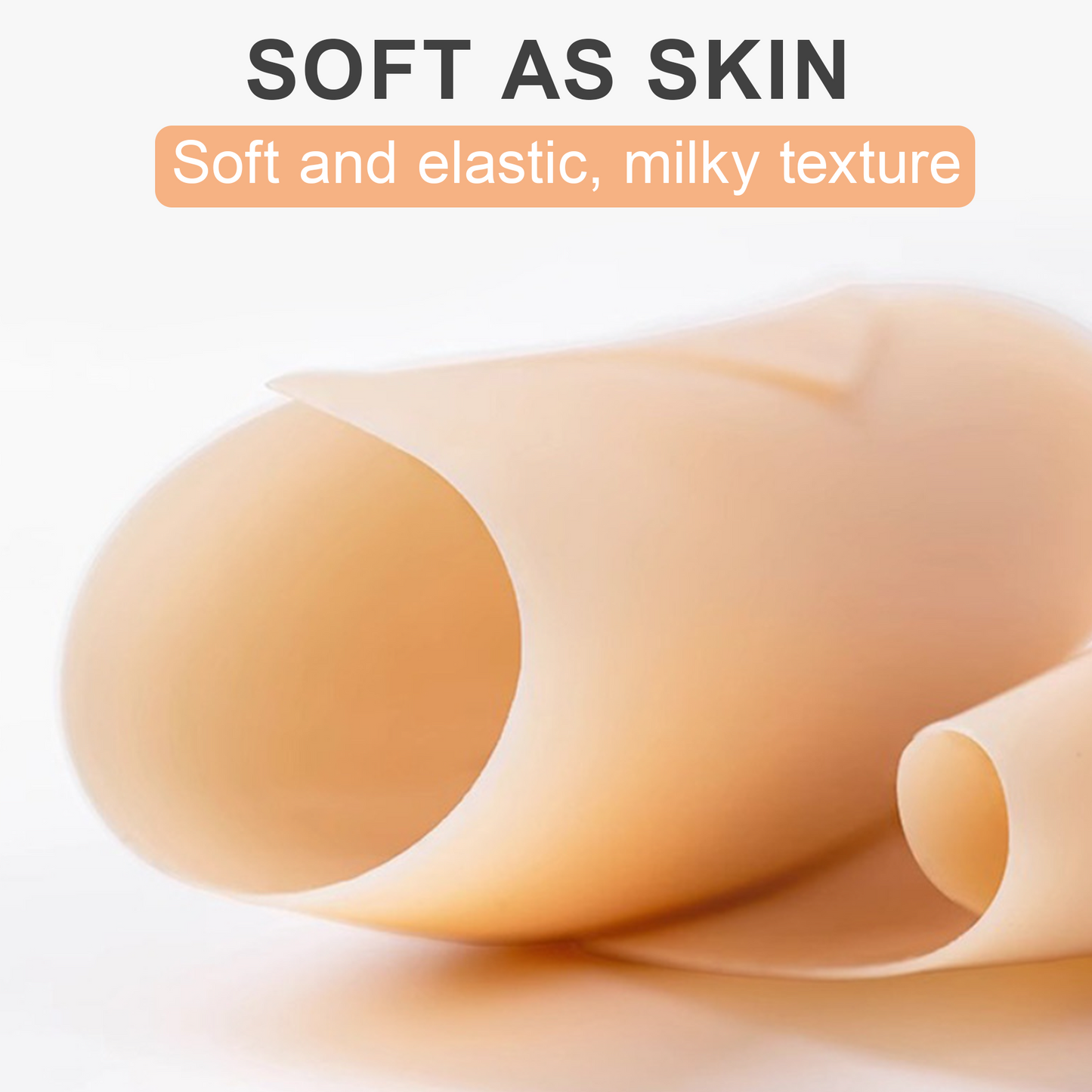 SOMER 3 Pairs Sticky Bra, Silicone Nipple Covers for Women, Reusable Skin Tone Adhesive Breast Stickers, Triangular Shape, One Size Fits All