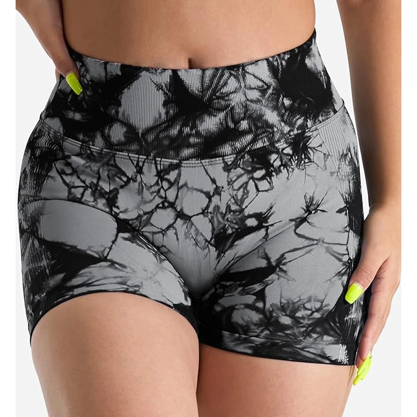 SOMER Women Gym Shorts Workout Biker Shorts Yoga Booty Shorts Scrunch Butt Lifting Seamless Shorts