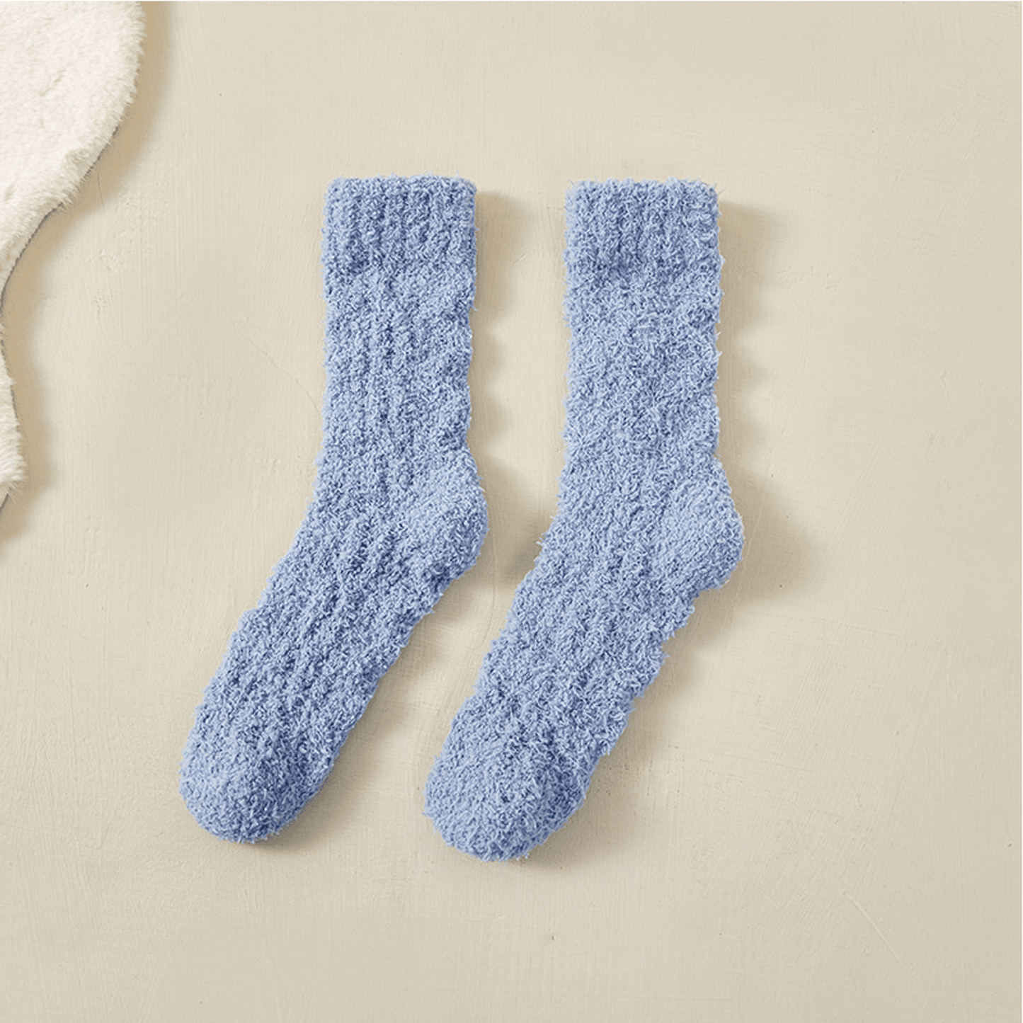 SOMER 3 Pairs Fuzzy Socks, Cute Cozy Fluffy Socks for Women, Soft Warm Winter Slipper Socks for Women