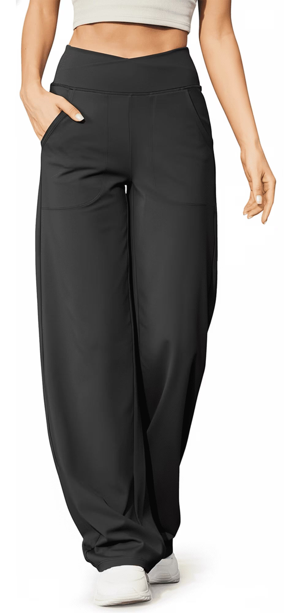 SOMER Women's Leggings Yoga Pants High Waisted Tummy Control Athletic Workout Color Blocking Pants