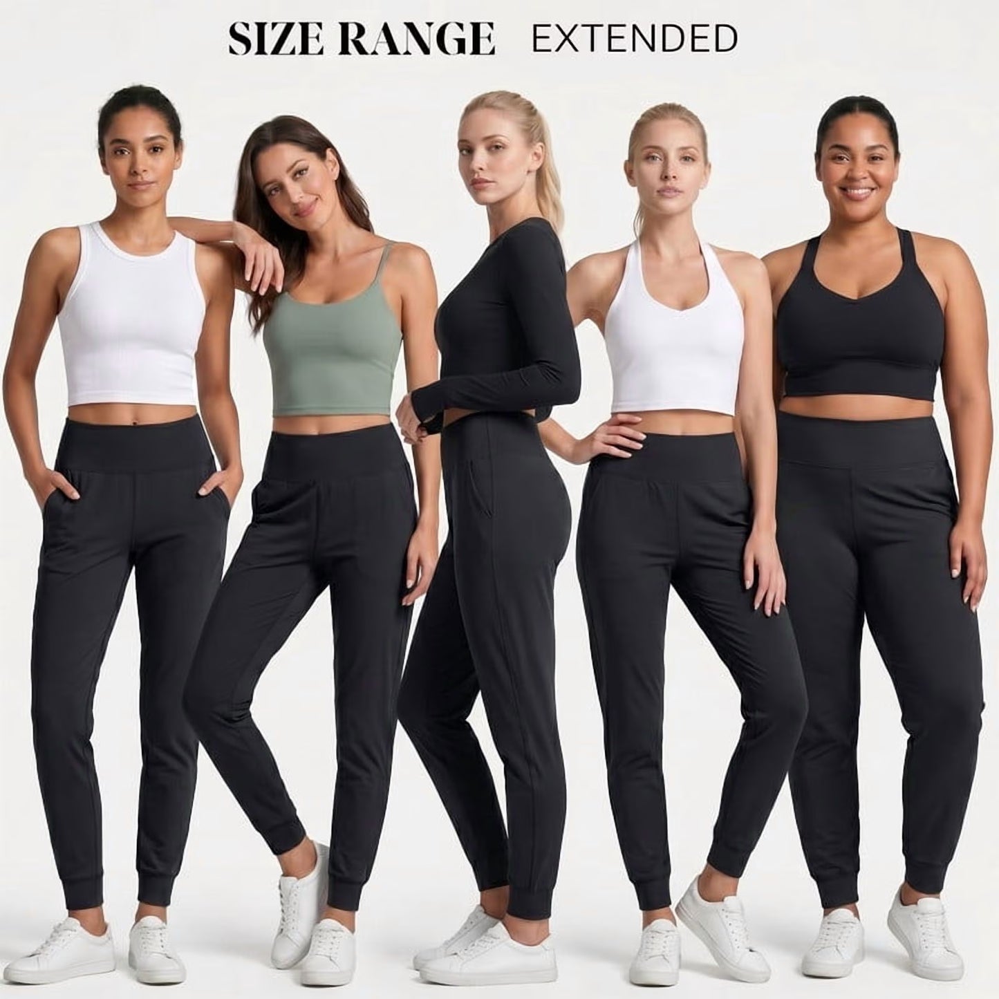 SOMER Women's Sweatpants Joggers Pants Lightweight Athletic Leggings Tapered Stretch Lounge Pants Workout Yoga Running Pants