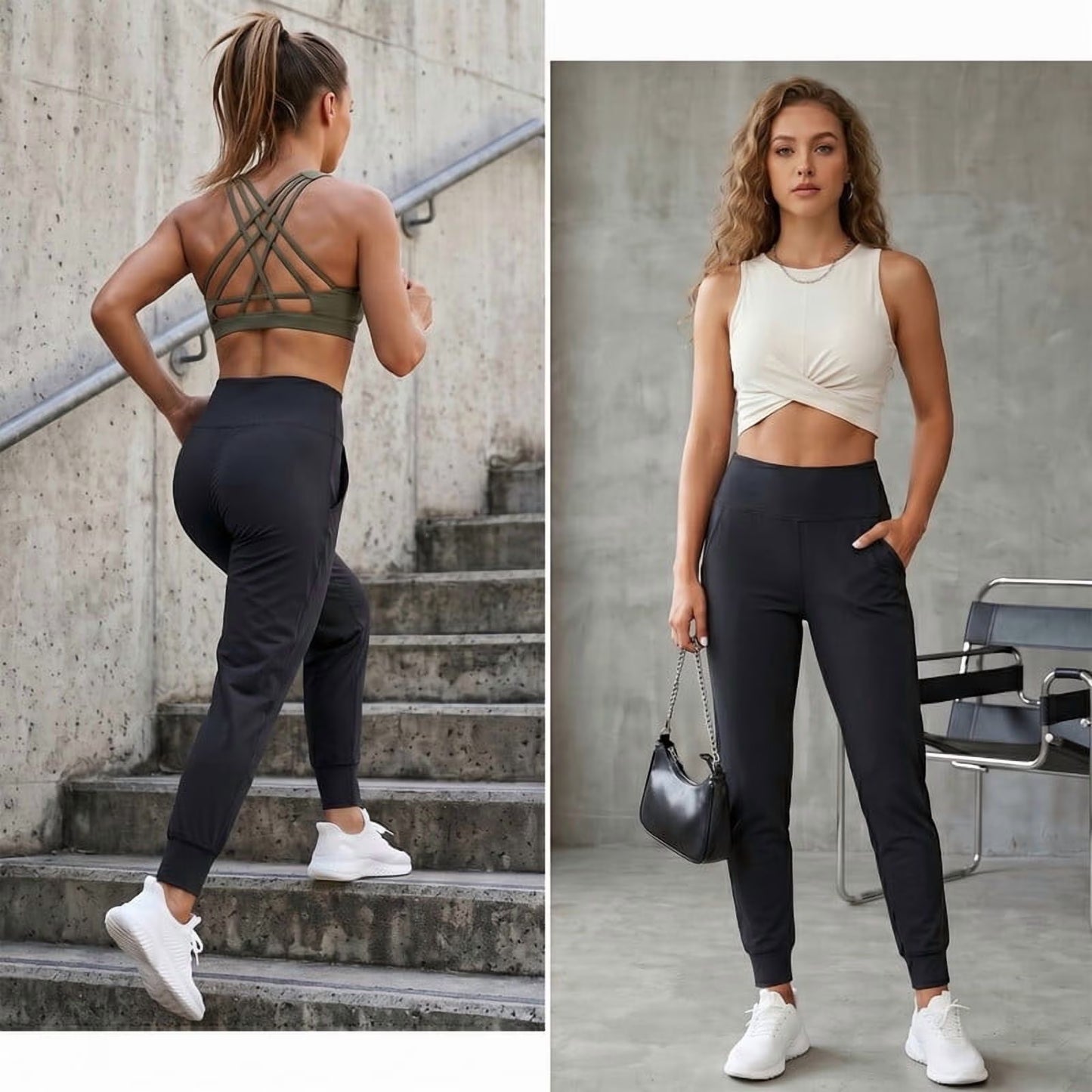 SOMER Women's Sweatpants Joggers Pants Lightweight Athletic Leggings Tapered Stretch Lounge Pants Workout Yoga Running Pants