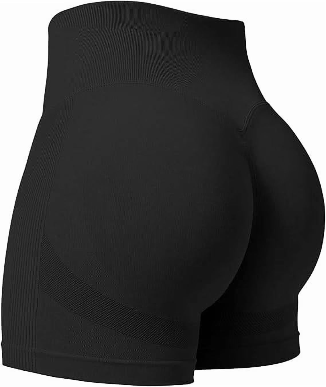 SOMER Women Gym Shorts Workout Biker Shorts Yoga Booty Shorts Scrunch Butt Lifting Seamless Shorts