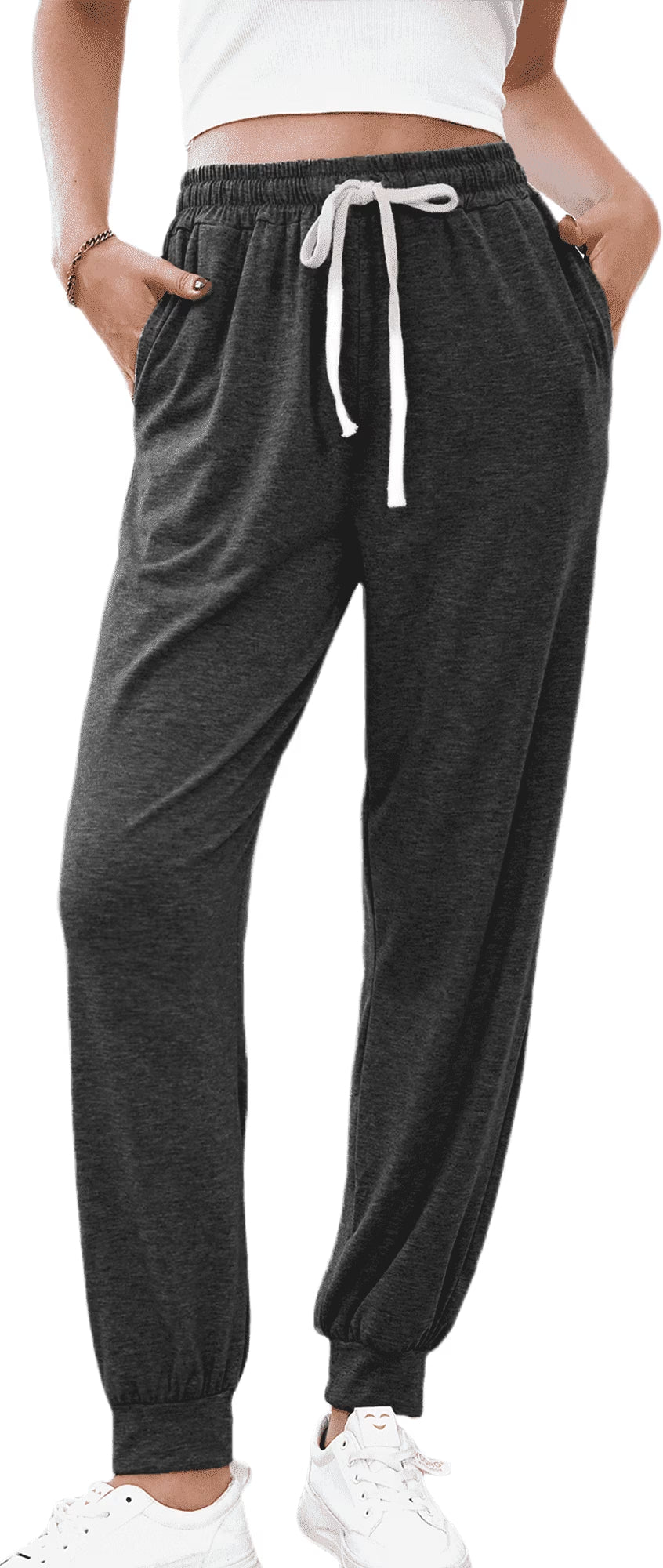 SOMER Women's Sweatpants Joggers Pants Comfy Lounge Athletics Yoga Pajama Pants with Pockets,Polyester Fiber