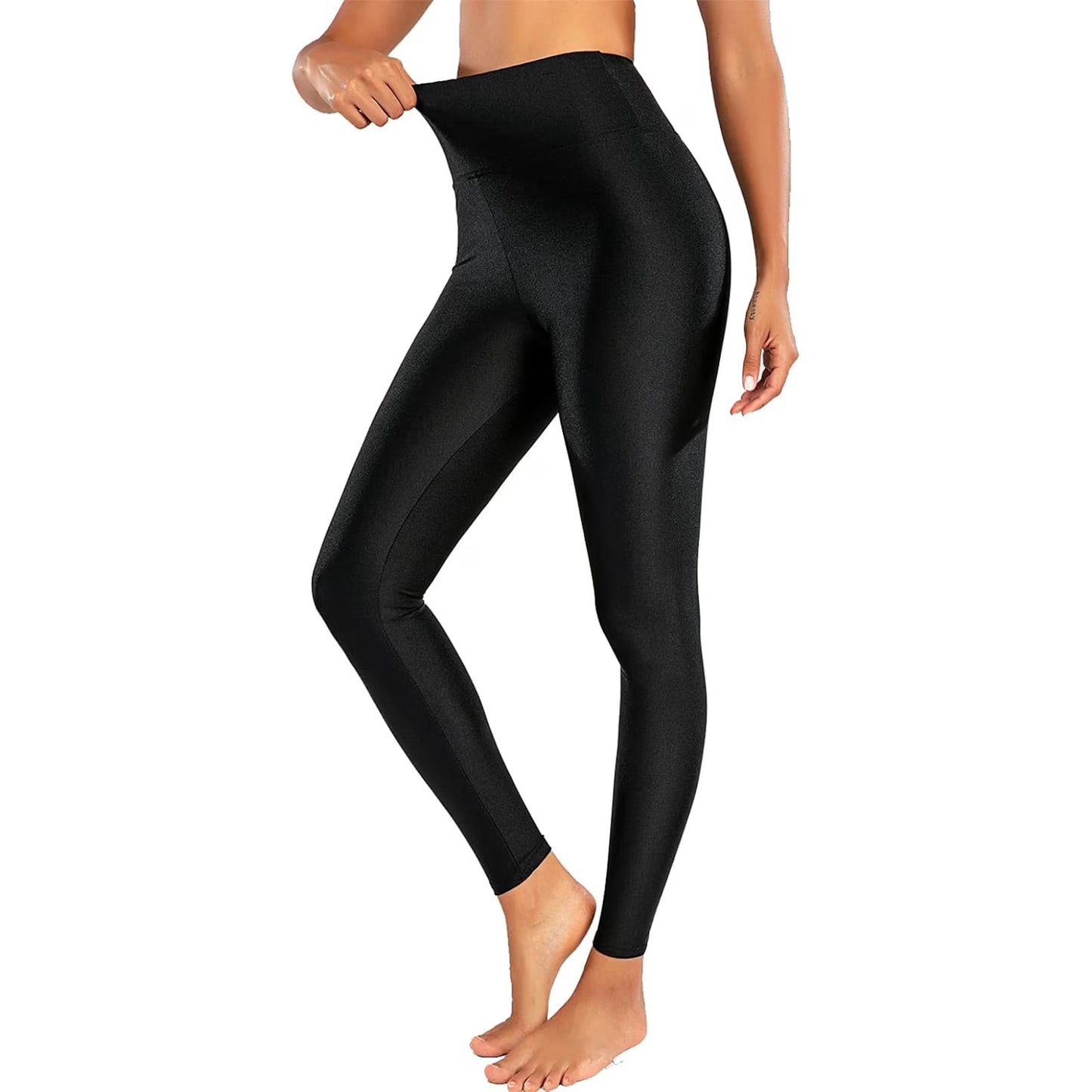SOMER Women's Leggings Yoga Pants High Waisted Tummy Control Athletic Workout Color Blocking Pants