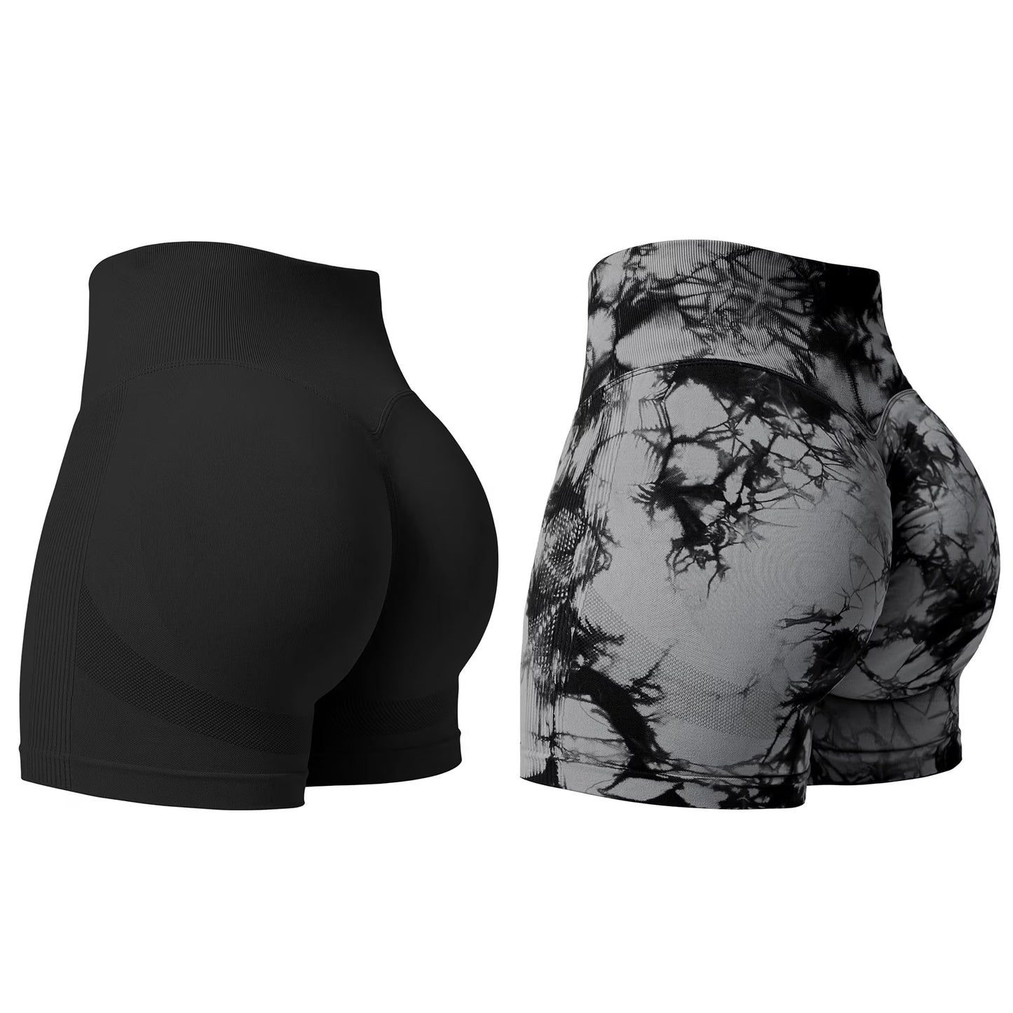 SOMER Women Gym Shorts Workout Biker Shorts Yoga Booty Shorts Scrunch Butt Lifting Seamless Shorts