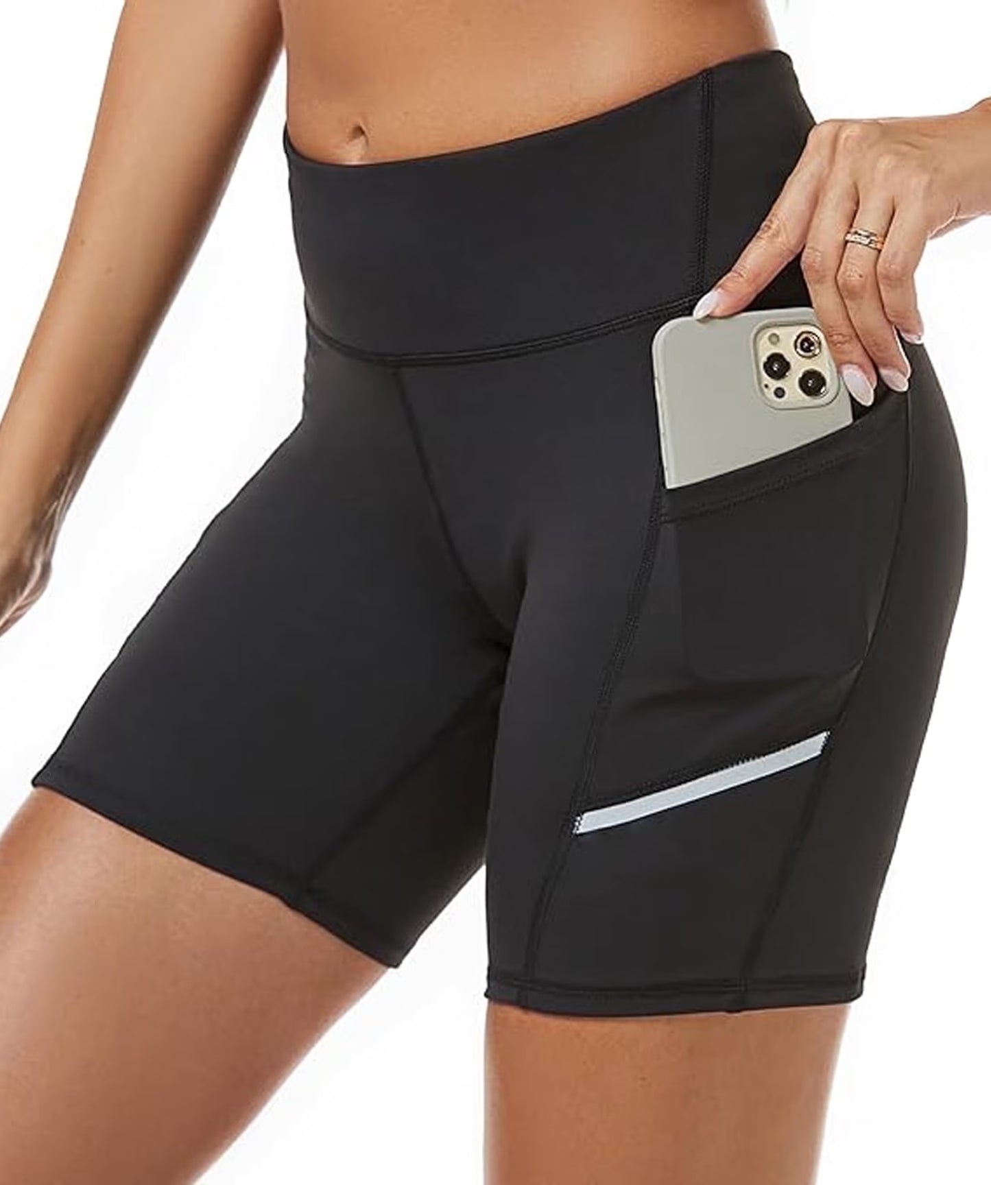 SOMER Women Gym Shorts Workout Biker Shorts Yoga Booty Shorts Scrunch Butt Lifting Seamless Shorts