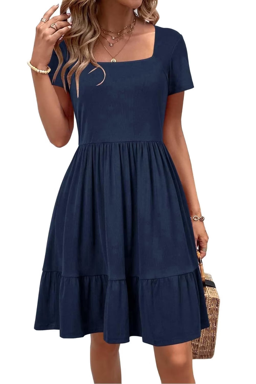 SOMER Womens Summer Dresses Sleeveless Sundresses Tank Dress Casual Fashion Beach Vacation Outfits 2026 Black