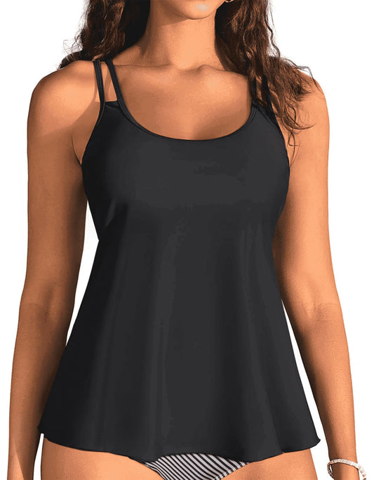 SOMER Tankini Tops for Women Loose Fit Modest Bathing Suit Swimsuit Swim Tops Only 2026