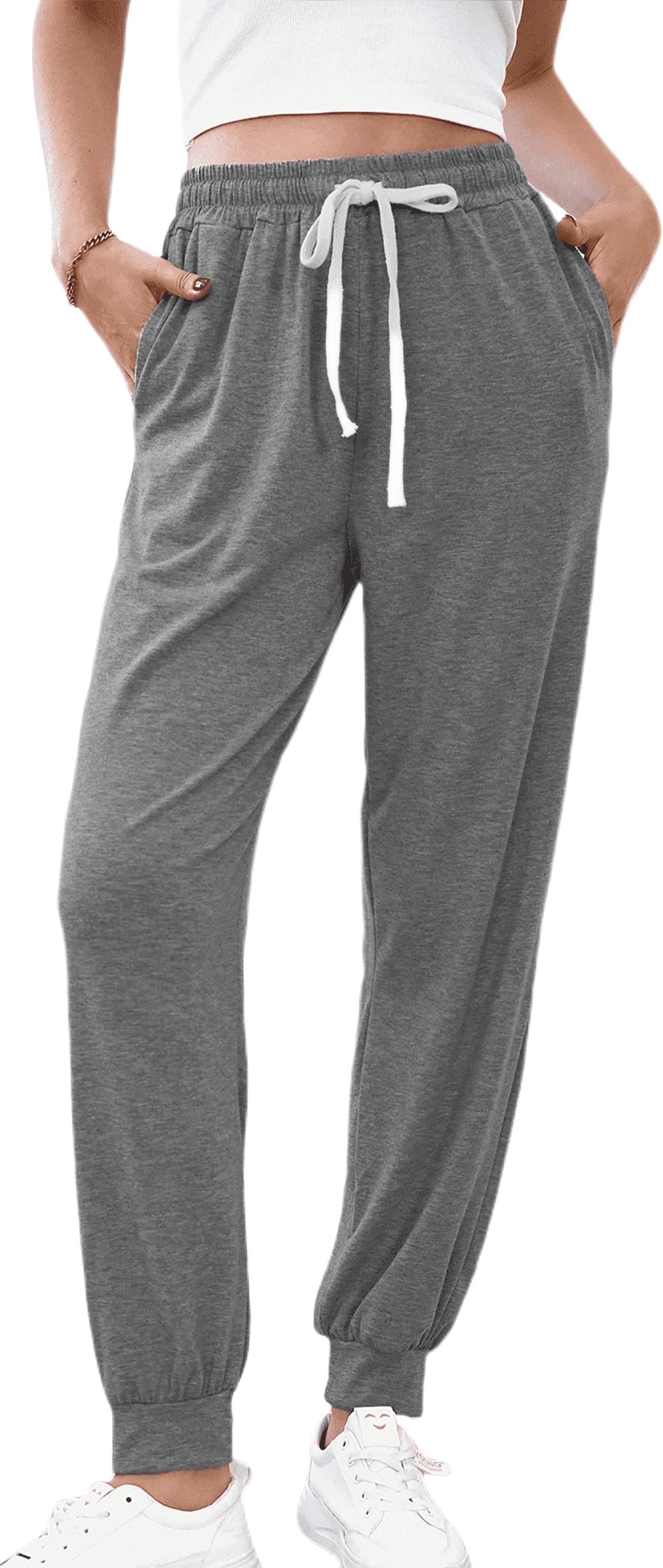 SOMER Women's Workout Sweatpants Jogger Lounge Pants with Pockets Light Weight Loose Comfy Casual Pajama Pants