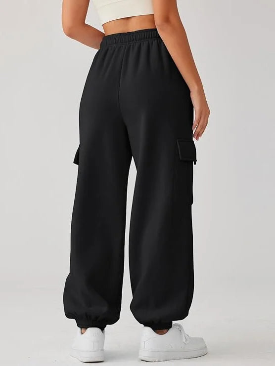 SOMER Womens Sweatpants Cargo Pants Joggers High Waisted Pants Jogging Running Casual Lounge Pants with Pockets