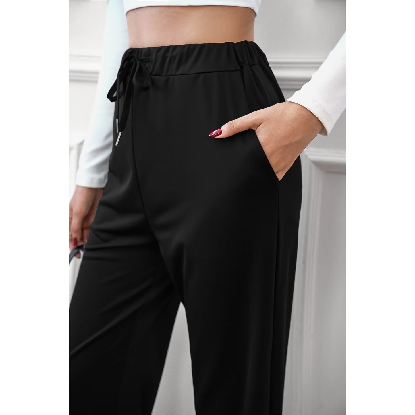 SOMER Women's Sweatpants Joggers Pants Comfy Lounge Athletics Yoga Pajama Pants with Pockets,Polyester Fiber
