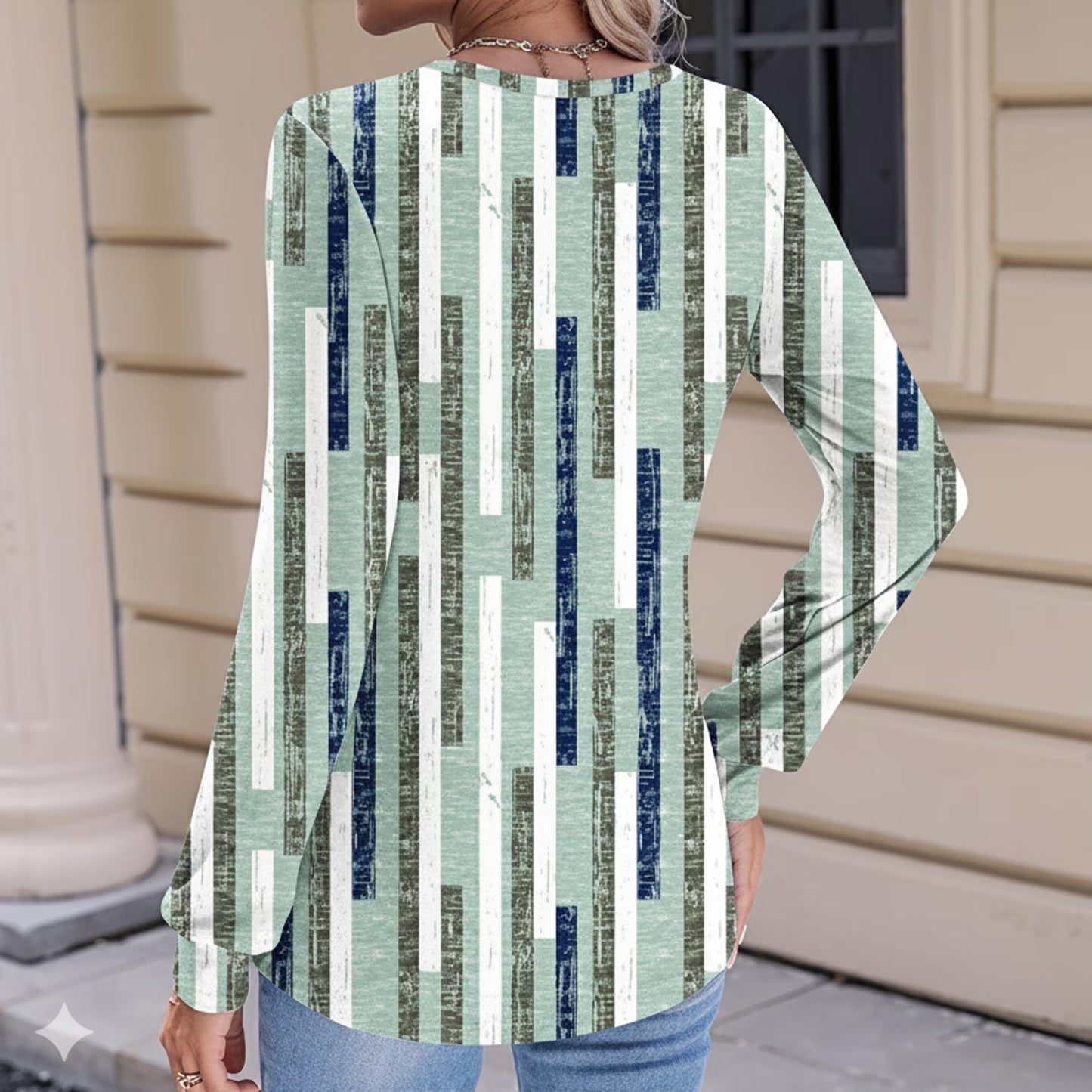 SOMER Womens Long Sleeve Shirts Pleated Blouse Business Casual Dressy Work Tops Crew Neck 2025 Fall Fashion Trendy Clothes