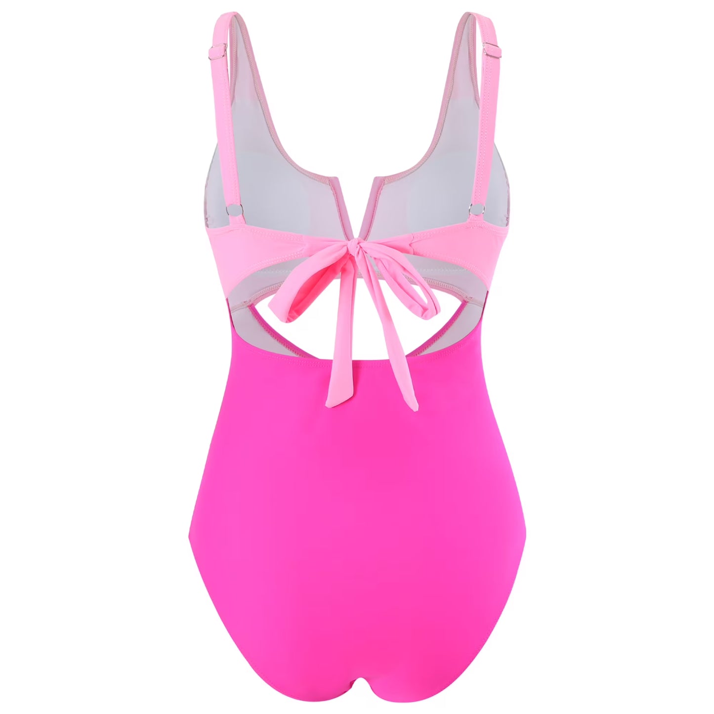 SOMER Women's One Piece Swimsuit Tummy Control Bathing Suits Cutout High Waisted Wrap Tie Back 1 Piece Swimwear
