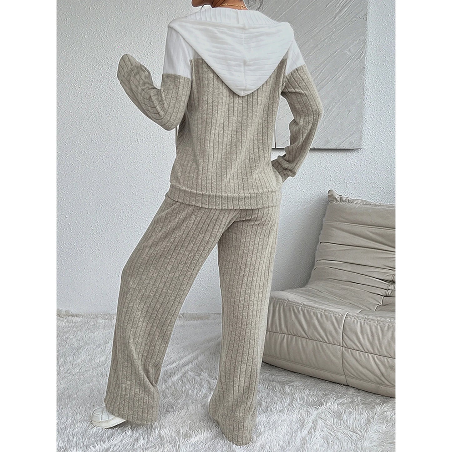 SOMER 2 piece workout lounge Sets for Women Fall Outfits 2025 Sweatsuit Long Sleeve Cute Zip-Up Pullover with Casual Wide Leg Sweatpants