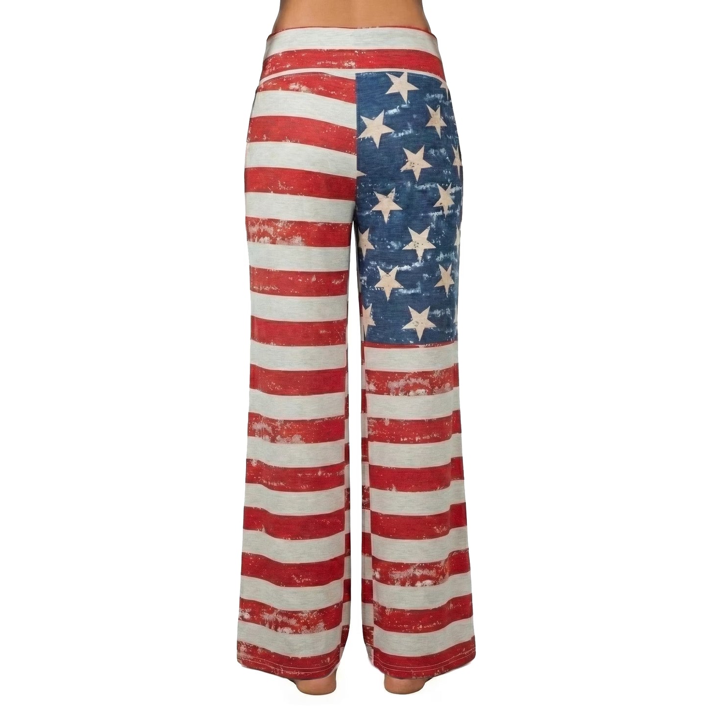 SOMER Wide Leg Pants for Women Lounge Pants Casual with Contrast Drawstring Palazzo Pants Loose Comfy Casual Bottoms Red Blue