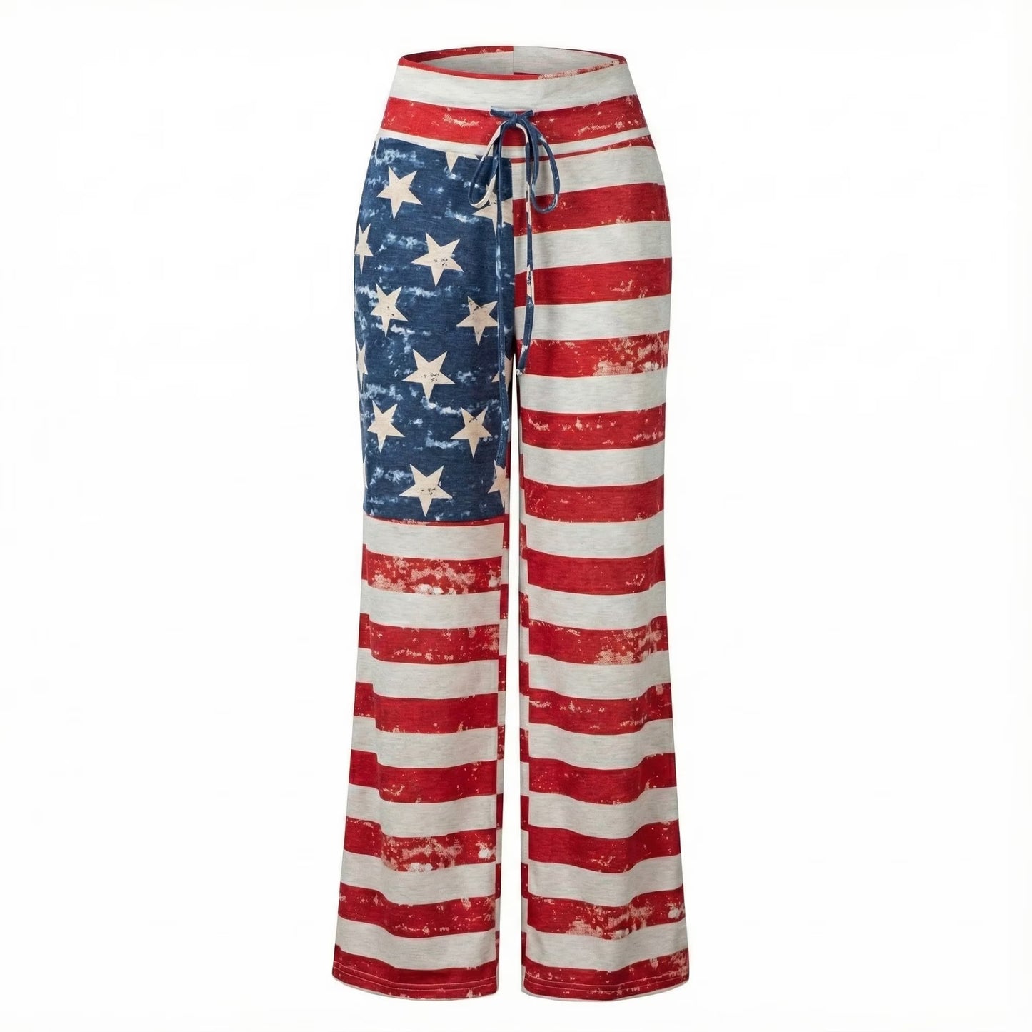 SOMER Wide Leg Pants for Women Lounge Pants Casual with Contrast Drawstring Palazzo Pants Loose Comfy Casual Bottoms Red Blue