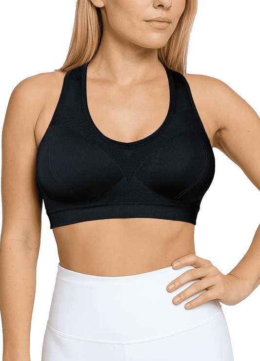 SOMER Sports Bras for Women with Pads, Racerback Sports Bras for Women High-Support Sports Bra for Yoga, Running Workout Fitness