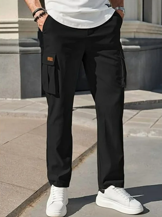 SOMER Men's Cargo Sweatpants Casual Workout Joggers Loose Athletic Pants for Men with Pockets