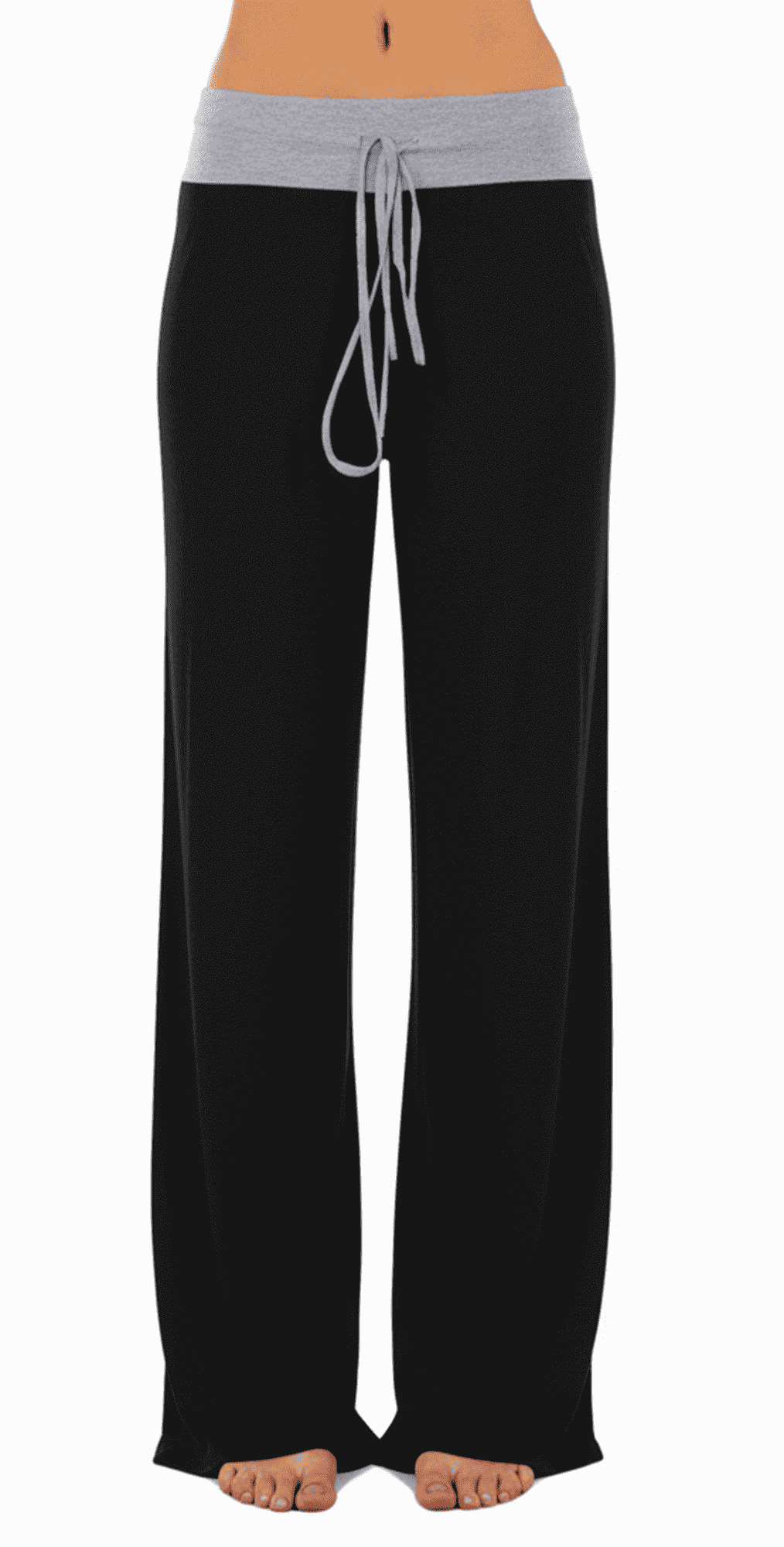 SOMER Wide Leg Pants for Women Lounge Pants Casual with Contrast Drawstring Palazzo Pants Loose Comfy Casual Bottoms Red Blue