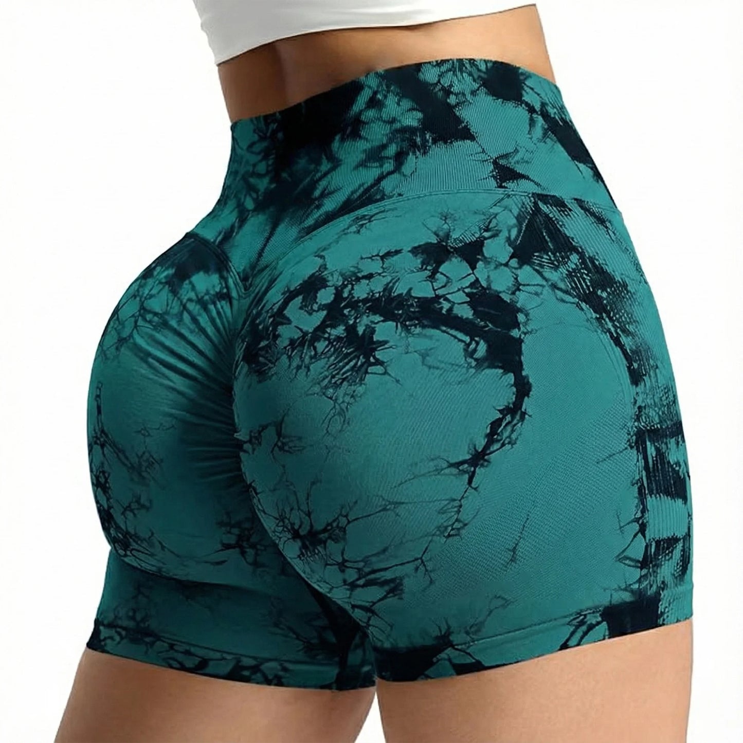 SOMER Women Gym Shorts Workout Biker Shorts Yoga Booty Shorts Scrunch Butt Lifting Seamless Shorts