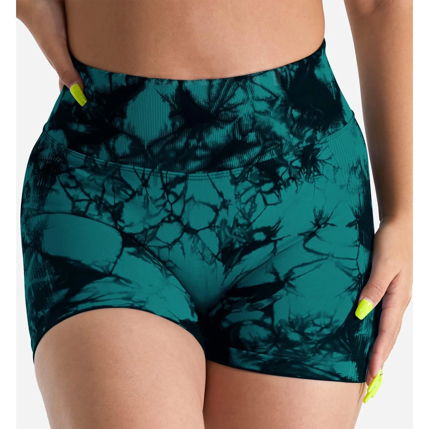 SOMER Women Gym Shorts Workout Biker Shorts Yoga Booty Shorts Scrunch Butt Lifting Seamless Shorts