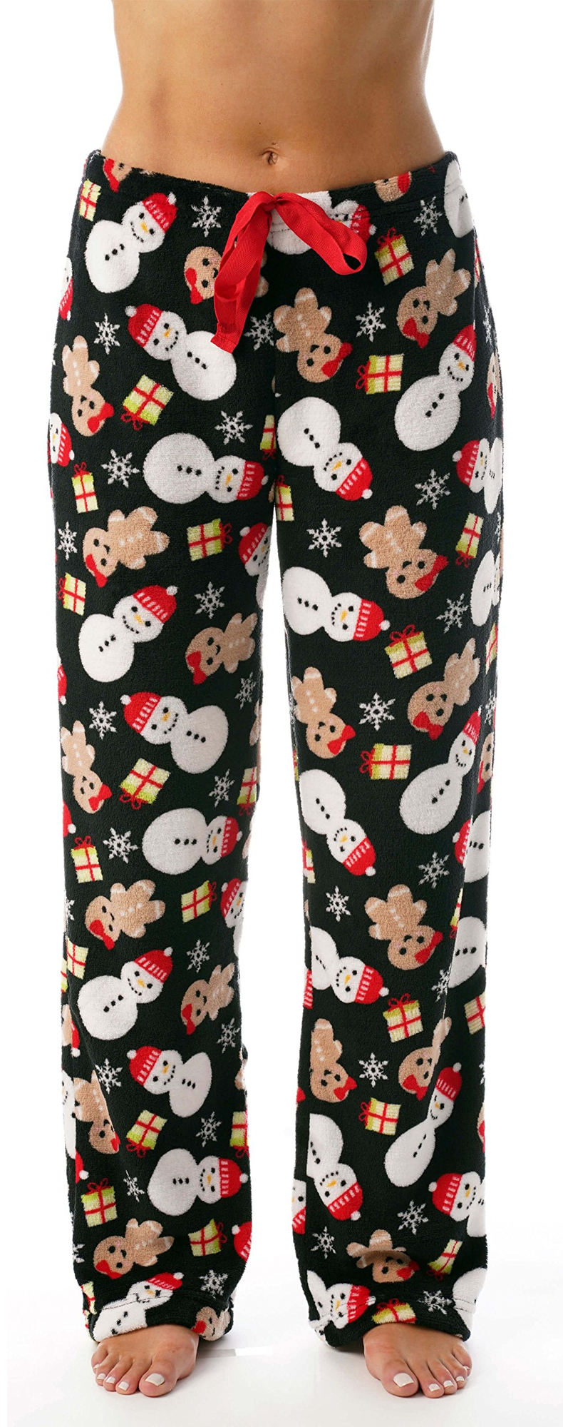 SOMER Pajama Pants Women Lounge Pants Womens Joggers Comfy Christmas Snowman Pattern Sleepwear Cute with Drawstring 2025 Fall