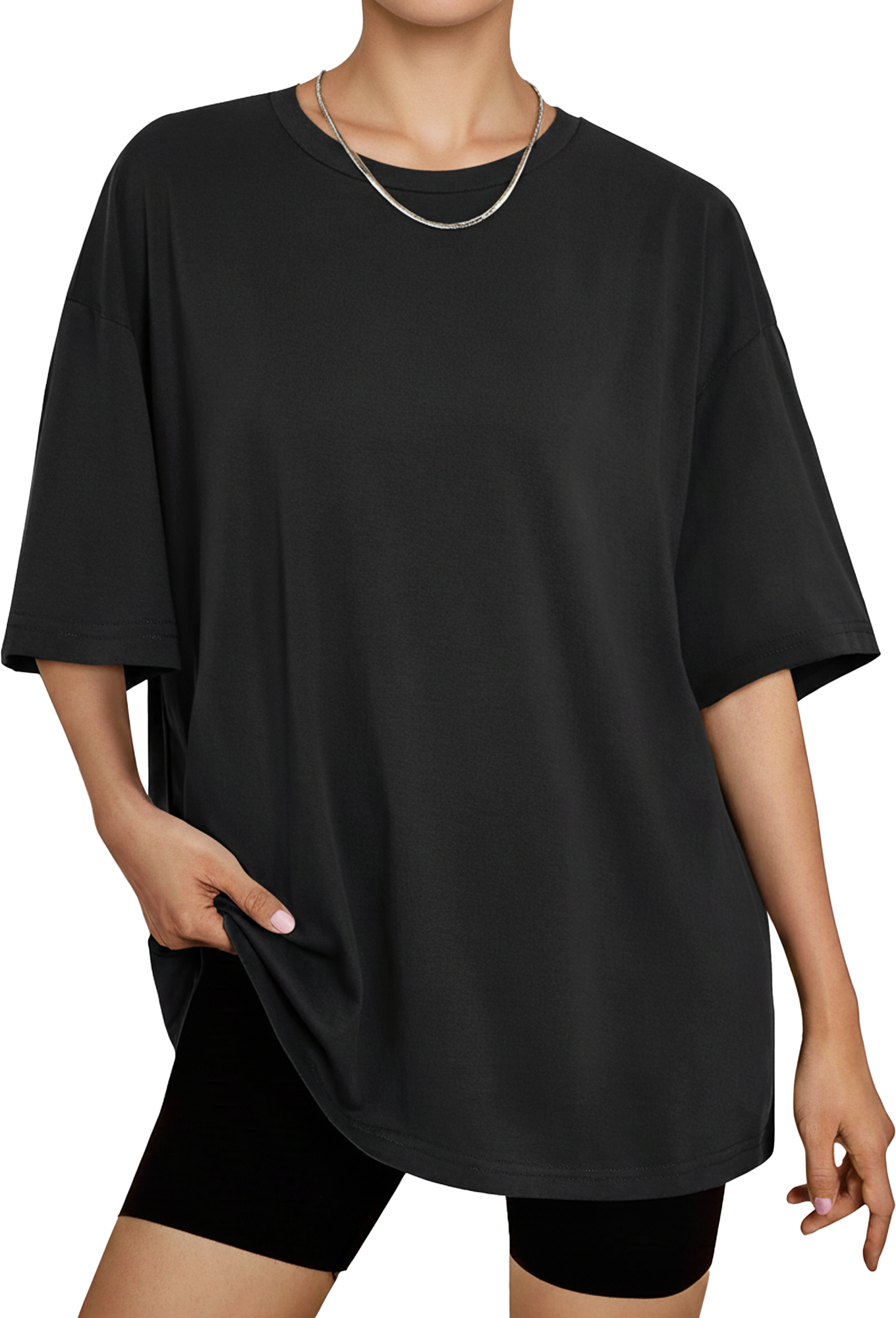 SOMER Womens Oversized Summer T Shirts Fashion Workout Plus Size Tops Short Sleeve Beach Vacation Gym Clothes 2025