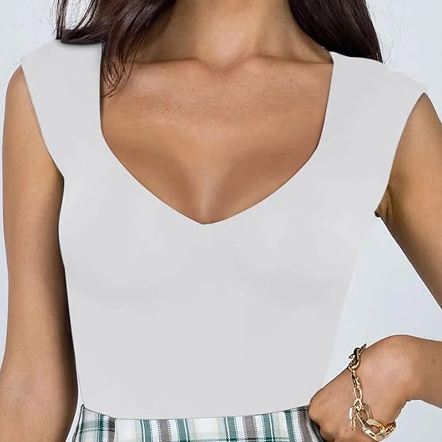 SOMER Jumpsuits for Women Slim-Fit V-Neck Sleeveless Women's Jumpsuits, Sexy Casual Romper