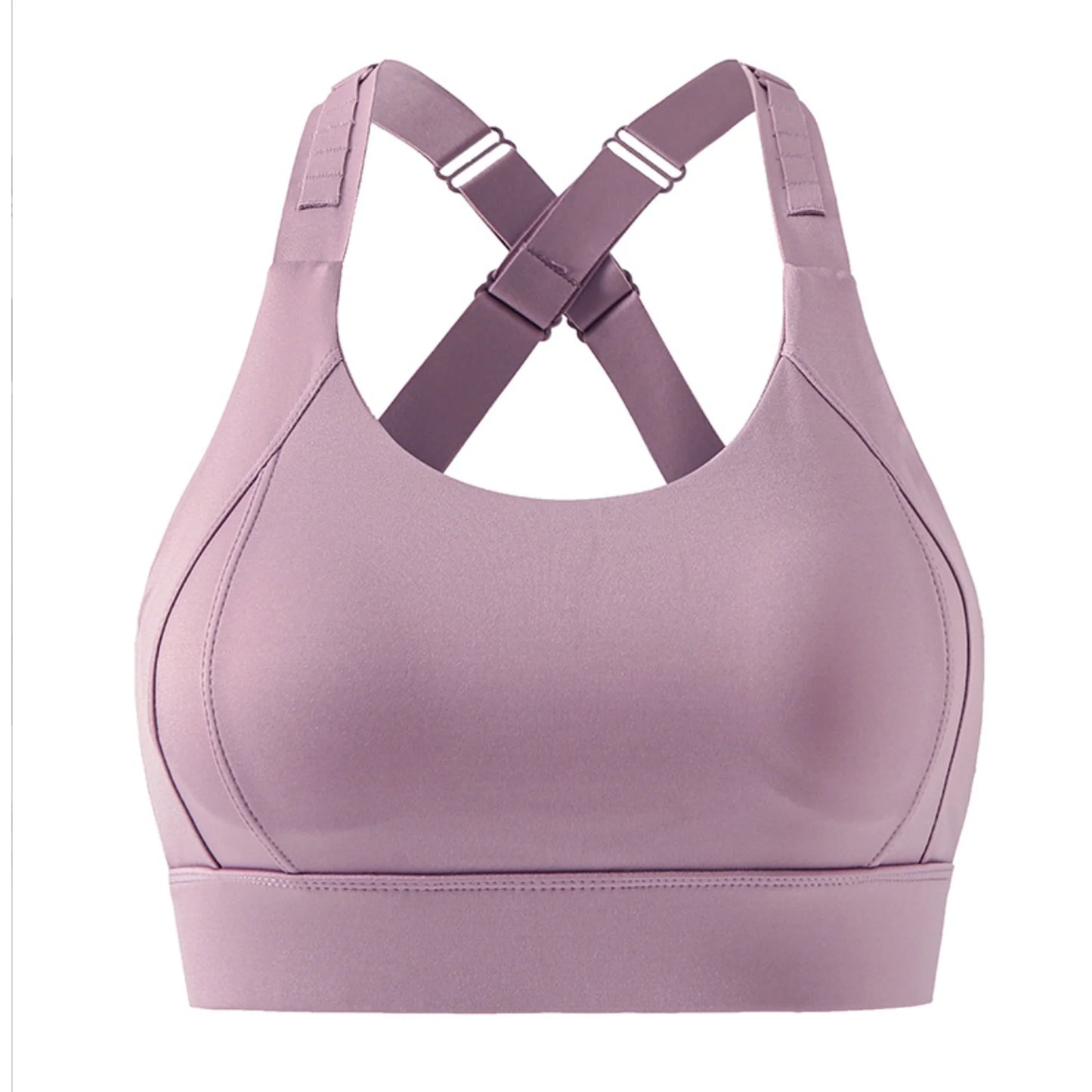 SOMER High Impact Sports Bra for Women Padded Seamless Workout Bra Adjustable Supportive Tank Top for Running Yoga Gym Fitness and Everyday Comfort