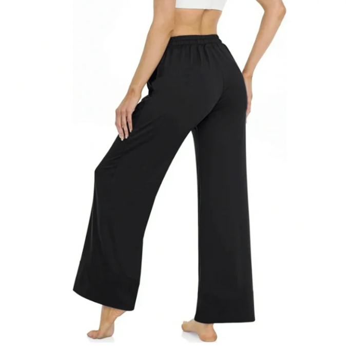 SOMER Womens Yoga Sweatpants Wide Leg Lounge Pajamas Pants Drawstring Workout Comfy Joggers Pants with Pockets