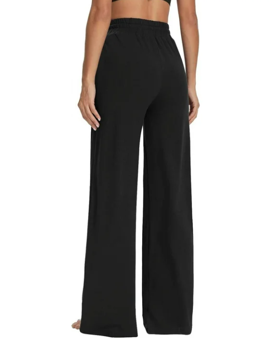 SOMER Womens Yoga Sweatpants Wide Leg Lounge Pajamas Pants Drawstring Workout Comfy Joggers Pants with Pockets