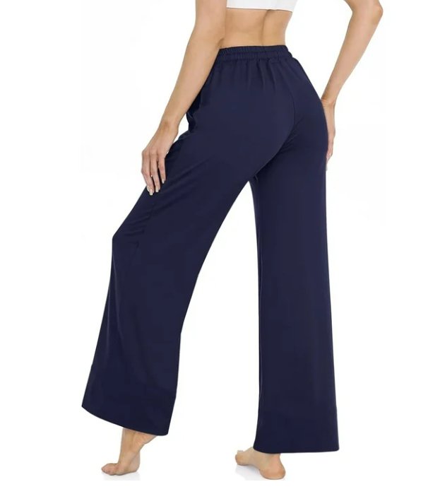 SOMER Womens Yoga Sweatpants Wide Leg Lounge Pajamas Pants Drawstring Workout Comfy Joggers Pants with Pockets