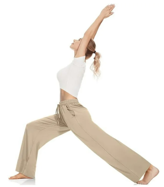 SOMER Womens Yoga Sweatpants Wide Leg Lounge Pajamas Pants Drawstring Workout Comfy Joggers Pants with Pockets