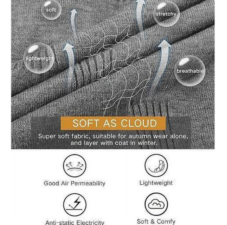 SOMER Womens Sweaters V Neck Pullover Long Sleeve Knitted Cozy Dressy Casual Lightweight Ladies Trendy Spring Fall Winter Sweaters for Women 2025